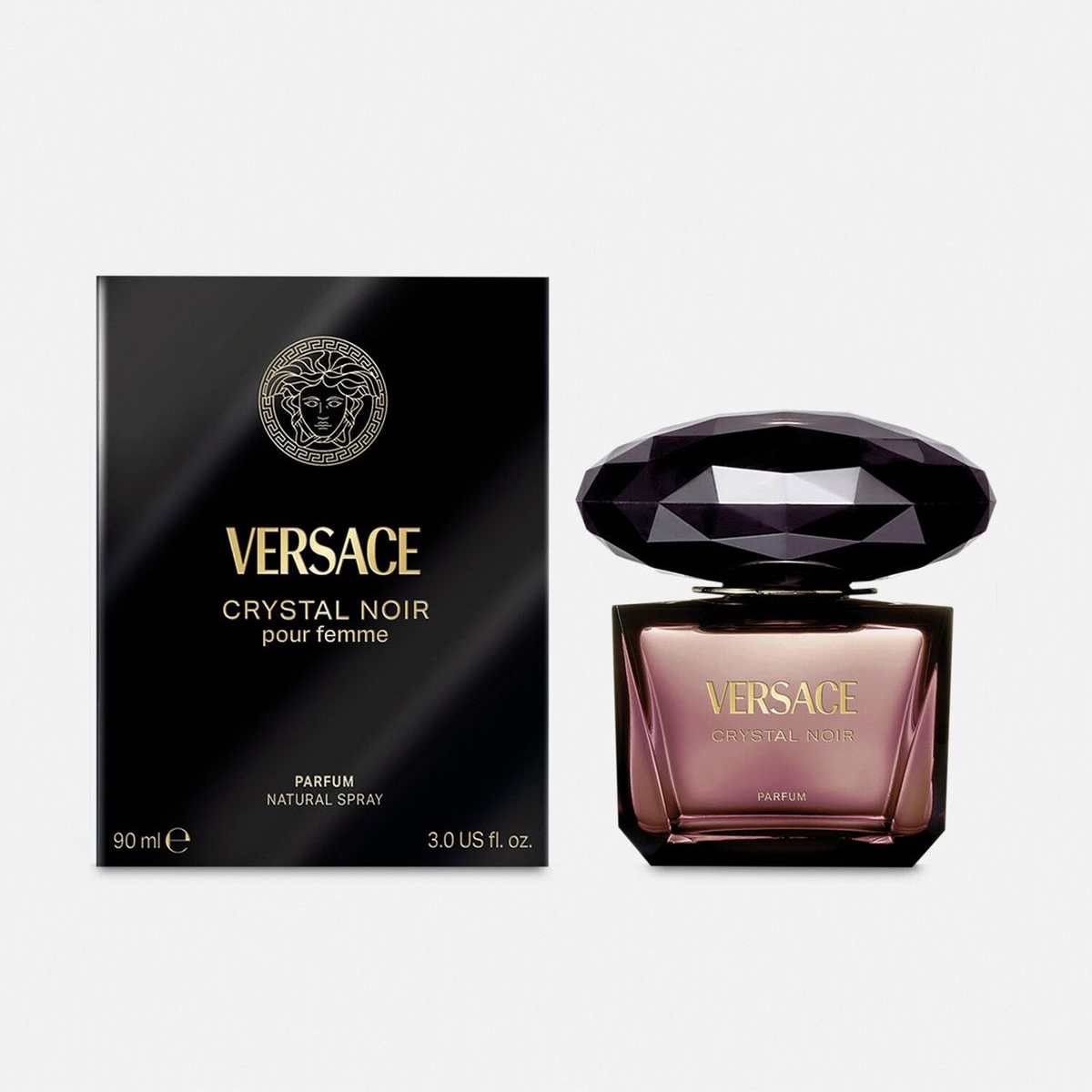 عطر ادکلن ورساچه کریستال نویر زنانه 90 میل | VERSACE CRYSTAL NOIR